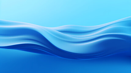 Naklejka premium Abstract blue wavy shape background