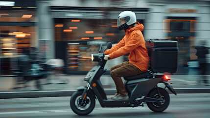 delivery bike for food order or motorcycle 