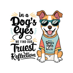 Dogs T Shirt Design vector template. Dog quotes typography for t-shirts design