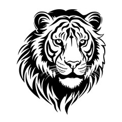 tiger head vector