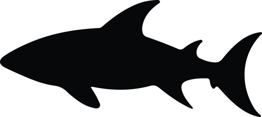 Obraz premium dogfish silhouette