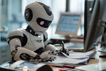 A robot doing a human's job