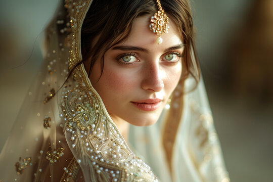 Visually appealing bride image