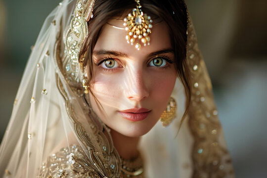Visually appealing bride image