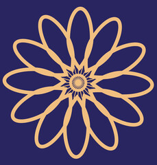 This is simple and vector mandala design and it is editable.