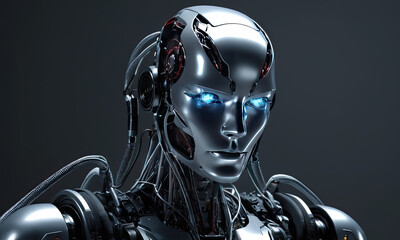 3d rendered illustration of a robot