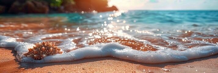 Sand Sea Travel Seascape Summer Vacation, Background HD, Illustrations - obrazy, fototapety, plakaty