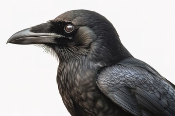 Fototapeta premium Captivating Crow Portrait