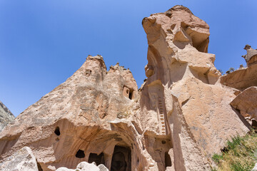 Beautiful view of Zelve open air museum, Cappadocia - 770825585