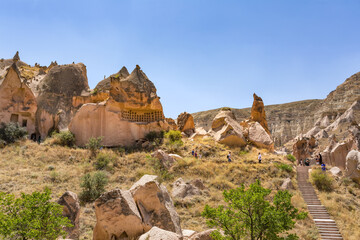 Beautiful view of Zelve open air museum, Cappadocia - 770825704