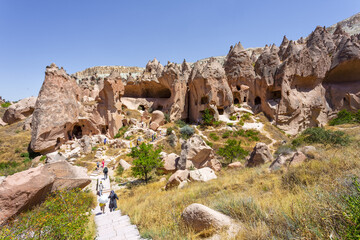 Beautiful view of Zelve open air museum, Cappadocia - 770825792