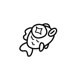 Fish with star eyes 