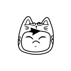 cat face illustration