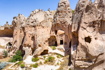 Beautiful view of Zelve open air museum, Cappadocia - 770825954