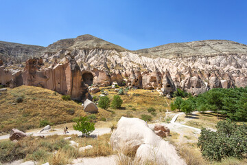 Beautiful view of Zelve open air museum, Cappadocia - 770826368