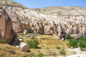 Beautiful view of Zelve open air museum, Cappadocia - 770826528