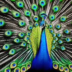 Paw na tle swojego ogona