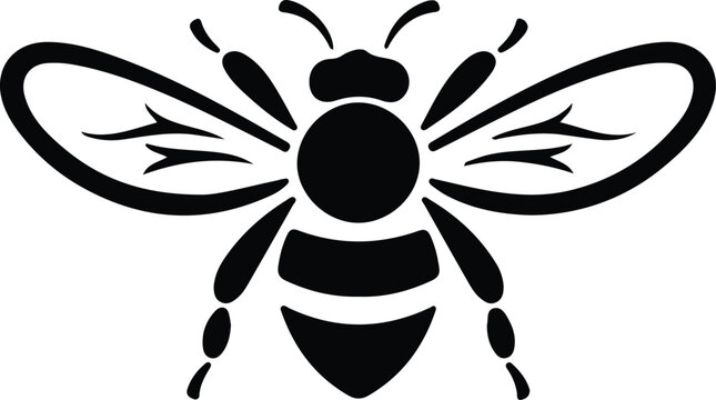 recommend clip art: honey bee silhouette