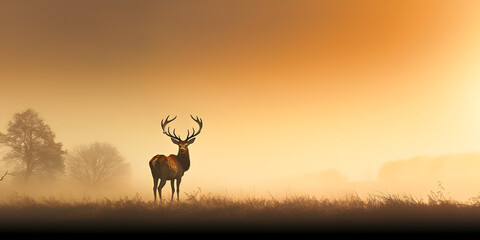 ,Superb Nature,Special images, Animal magnetism, antelope in sunset - obrazy, fototapety, plakaty
