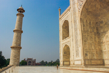 Fototapeta na wymiar Taj Mahal mosque. Agra, India