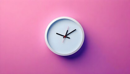 Wall clock isolated - Powered by Adobe