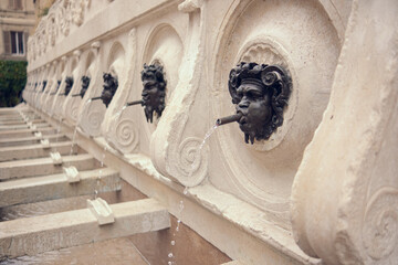 The ancient Fountain of Calamo in Ancona city