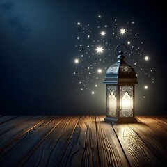 A lantern with stars and a lantern on the wall Eid elfitr Eid al adha Islamic forms