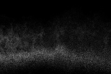 Abstract splashes of water on black background. White explosion. Light clouds overlay texture.	
 - obrazy, fototapety, plakaty