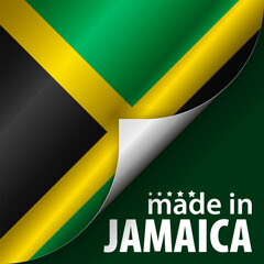 Made in Jamaica graphic and label.