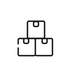 Box Industry Product Line Icon