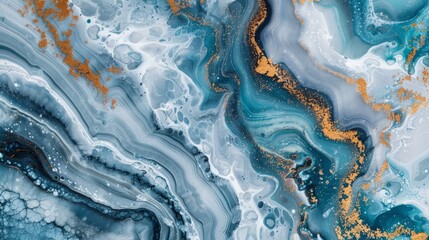 Obraz premium abstract marble ink art generative ai