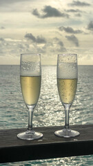 glass of champagne