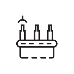 Beer Drink Process Line Icon