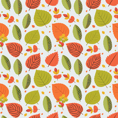 Seamless leaf pattern design