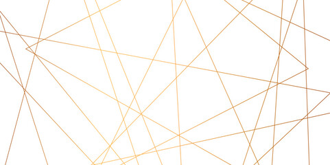 Abstract luxury seamless premium shiny golden random chaotic square and triangle lines on transparent background. Vector, illustration - obrazy, fototapety, plakaty