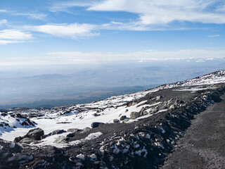 Amazing view from Mount Etna Etna, Sicily, Italy. - 770865399
