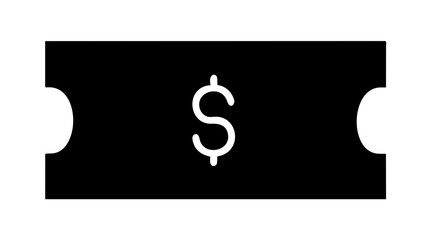 a-dollar-sign icon vector illustration