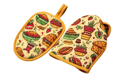 Design Taco Ovenware Set Isolated On Transparent Background PNG.