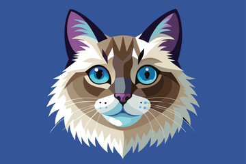 ragdoll-breed-cat--head-vector-illustration a.eps