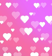 seamless pattern with hearts