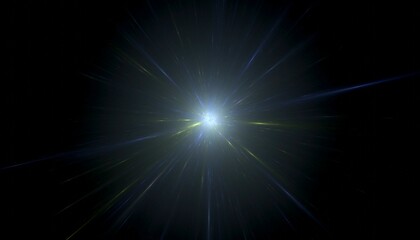 futuristischer energievoller hell leuchtender Stern im Weltall, Universum, Lichter, Design,...