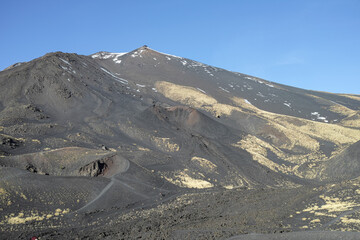 Amazing view from Mount Etna Etna, Sicily, Italy. - 770878979