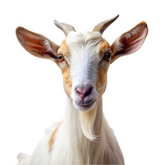 Fototapeta premium cute white goat