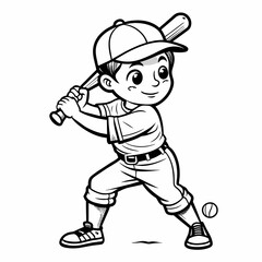 hockey player cartoon