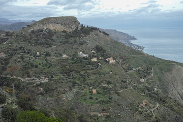 views from Castelmola, Sicily, Italy - 770881943