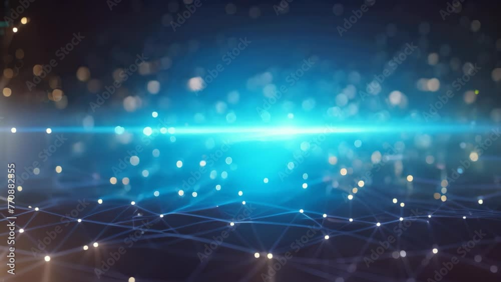 Poster abstract technology background. network connection concept. 3d rendering, abstract technology backgr