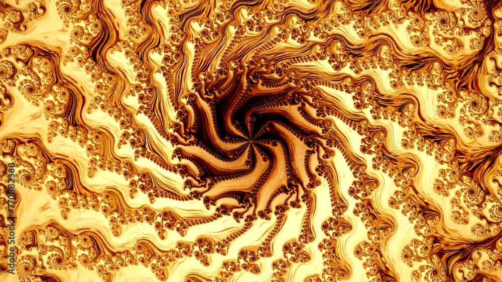 Wall mural 4k abstract multicolored motion graphics background. fractal sequence patterns 3d. for yoga or clubs
