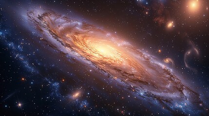 NASA provided the image's galaxy elements. Generative Ai