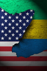 America and gabon relationship vertical banner. America vs gabon.