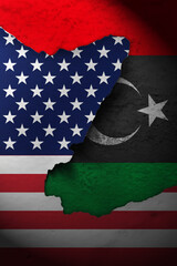 America and libya relationship vertical banner. America vs libya.